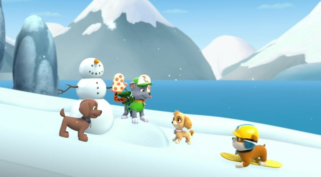 Paw Patrol te desea Feliz Navidad