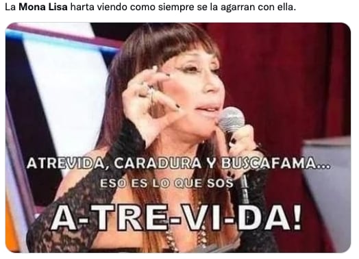 Memes del pastelazo a La Mona Lisa