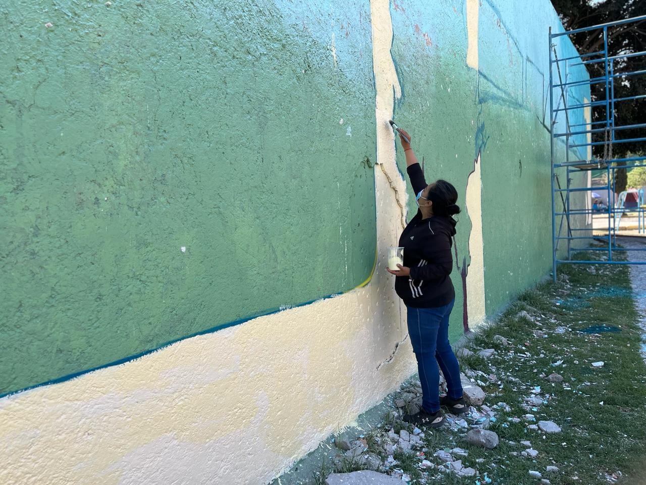 Infonavit y vecinos de Iztacalco recuperan espacios públicos con Unidad Mural