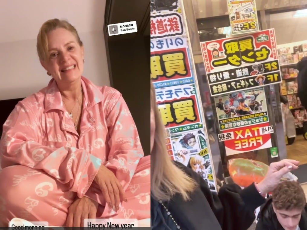 Erika Buenfil y su hijo Nicolás de vacaciones en Tokio, Japón