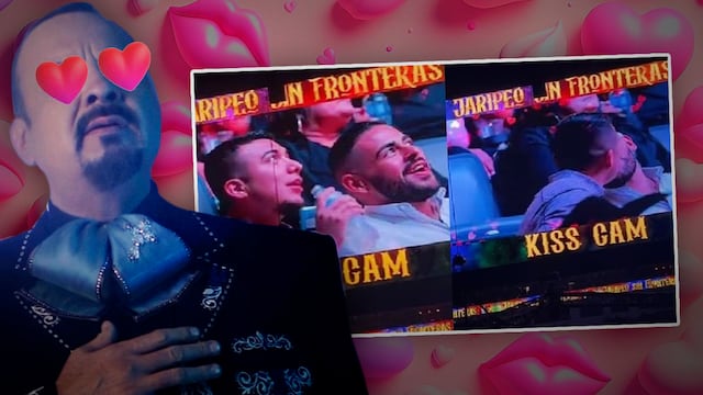 El beso gay en concierto de Pepe Aguilar
