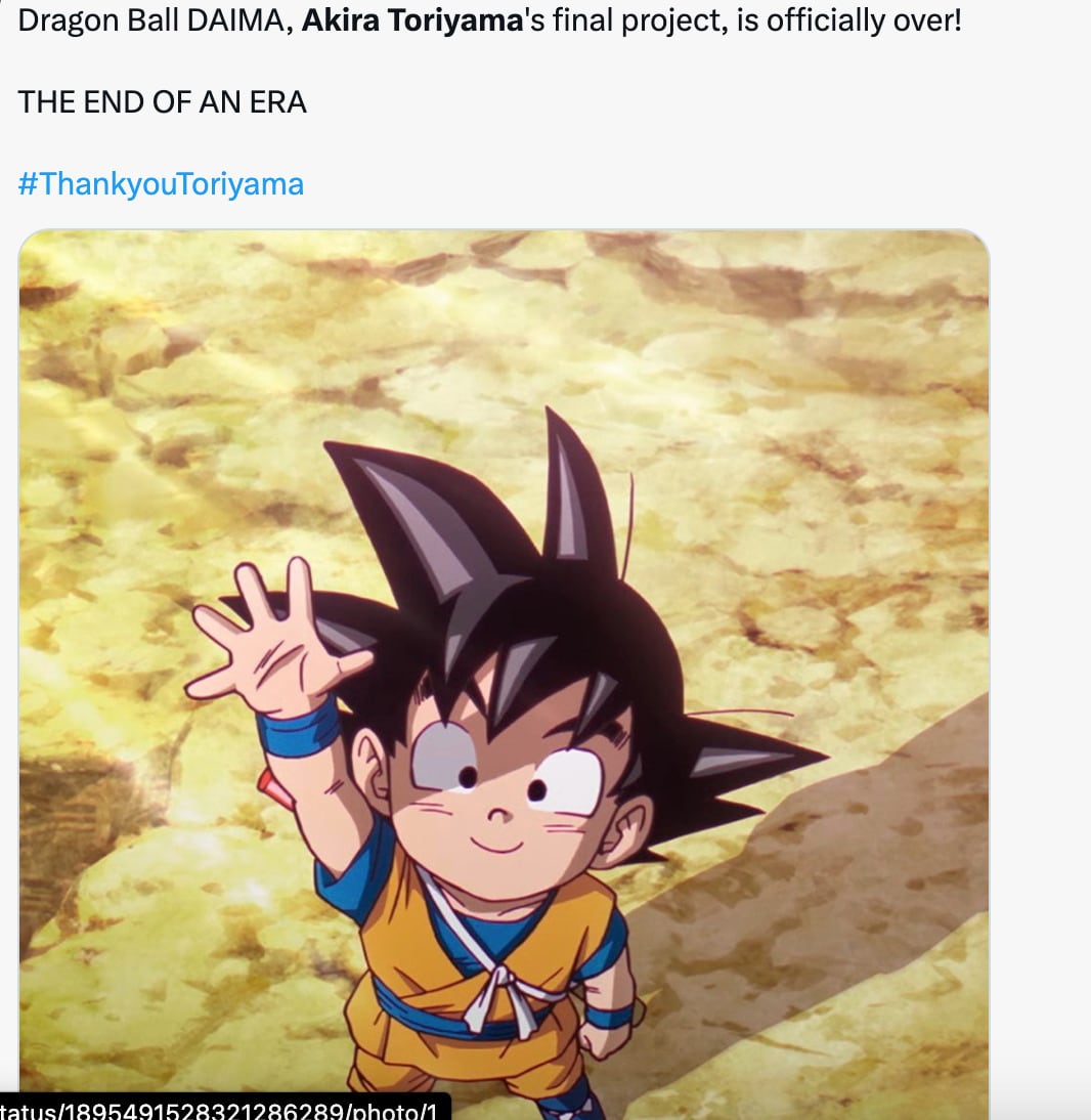 Las redes recuerdan a Akira Toriyama