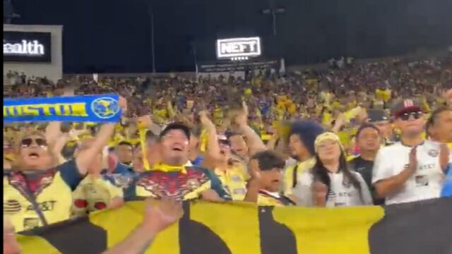 Afición del Club América en Los Ángeles