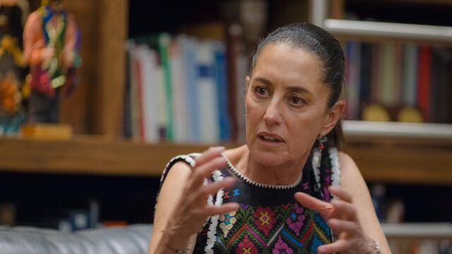 Claudia Sheinbaum en entrevista con eldiario.es
