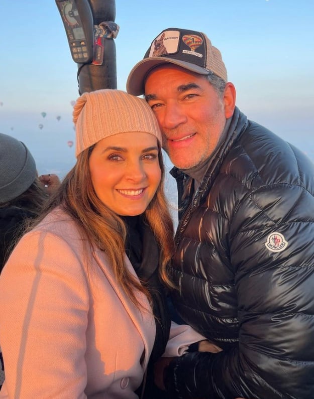 Eduardo Santamarina y Mayrín Villanueva