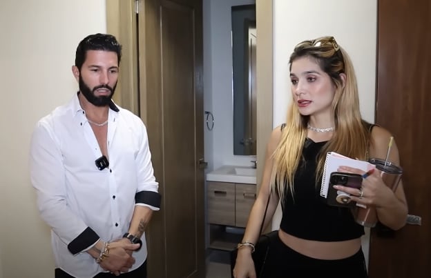 Poncho de Nigris y Marcela Mistral