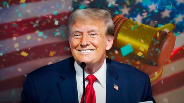 Donald Trump celebra exoneración de casos penales