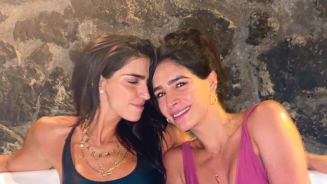 Bárbara de Regil y su hermana Michelle de Regil.