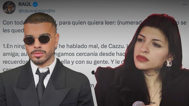 Rauw Alejandro reconoció a Cazzu como su amiga y respeta su incomodidad por referencia a Nodal