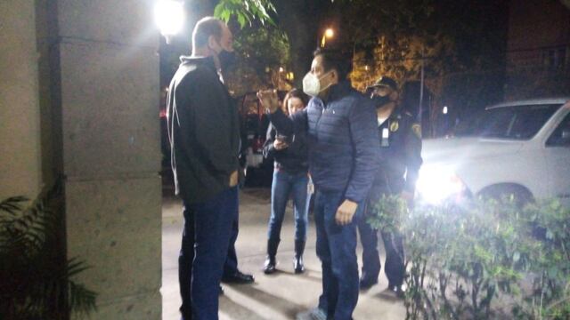 Vecinos ante la fiesta