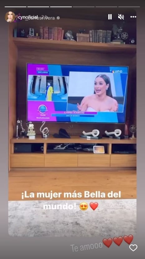 Carlos Rivera y Cynthia Rodríguez