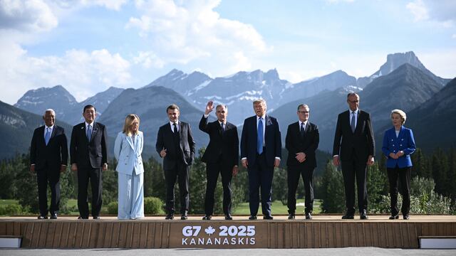 Donald Trump en la cumbre del G7