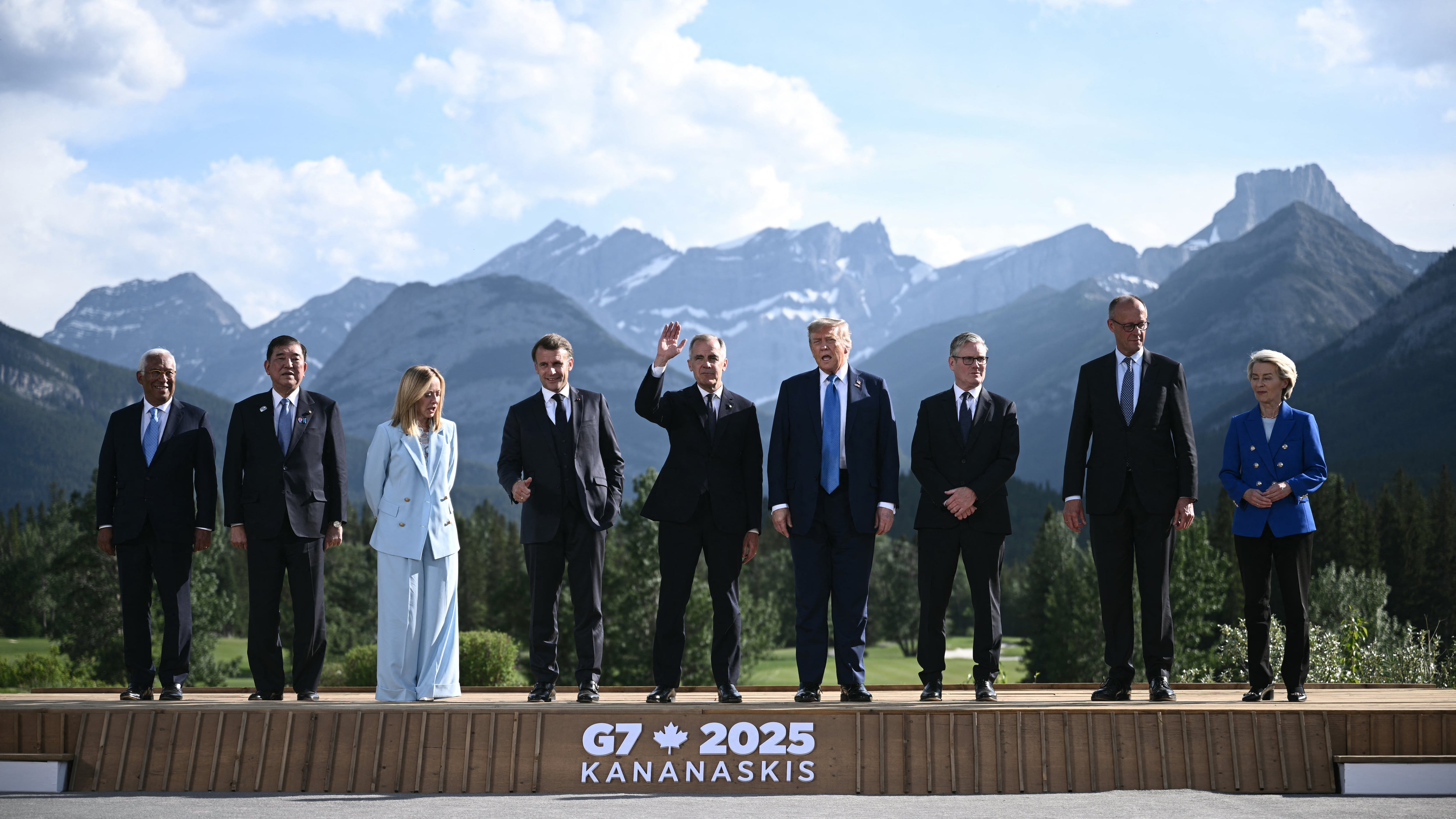 Donald Trump en la cumbre del G7