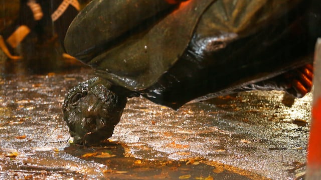 Estatuas derribadas en Estados Unidos