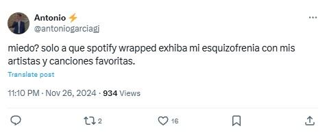 Memes del Spotify Wrapped 2024