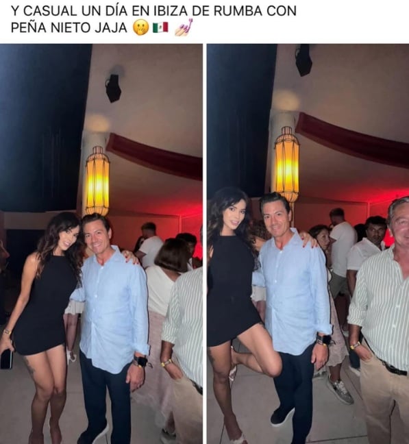 Enrique Peña Nieto reaparece de fiesta en Ibiza: Así fue captado el exmandatario mexicano