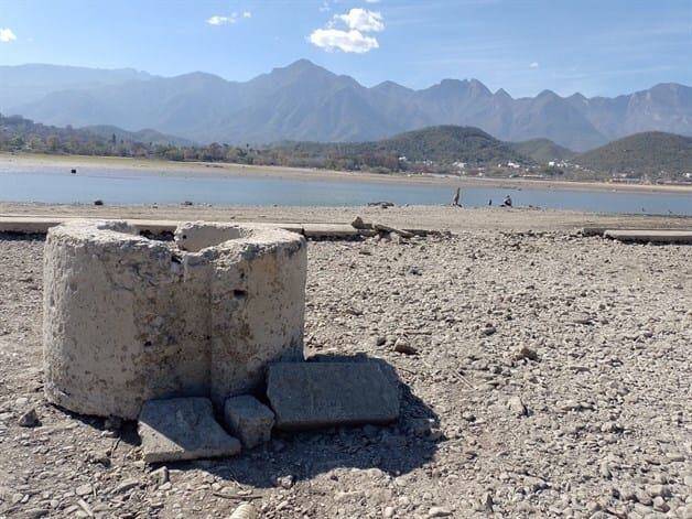 Sequía en Presa L a Boca en Santiago, Nuevo León