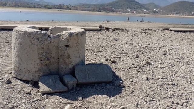Sequía en presa de Nuevo León