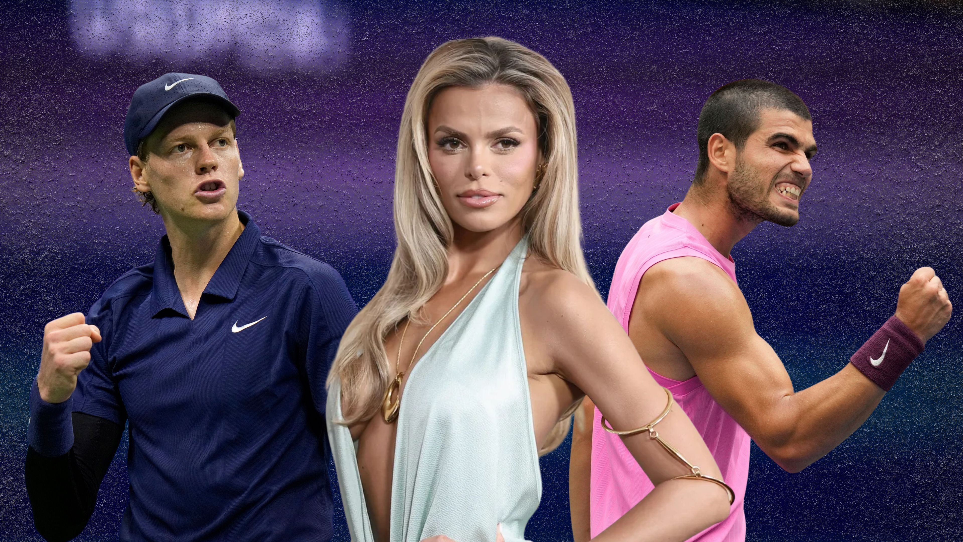 ¡Estaba jugando dobles! Revelan que modelo salió con Carlos Alcaraz y Jannik Sinner al mismo tiempo durante el US Open 2025