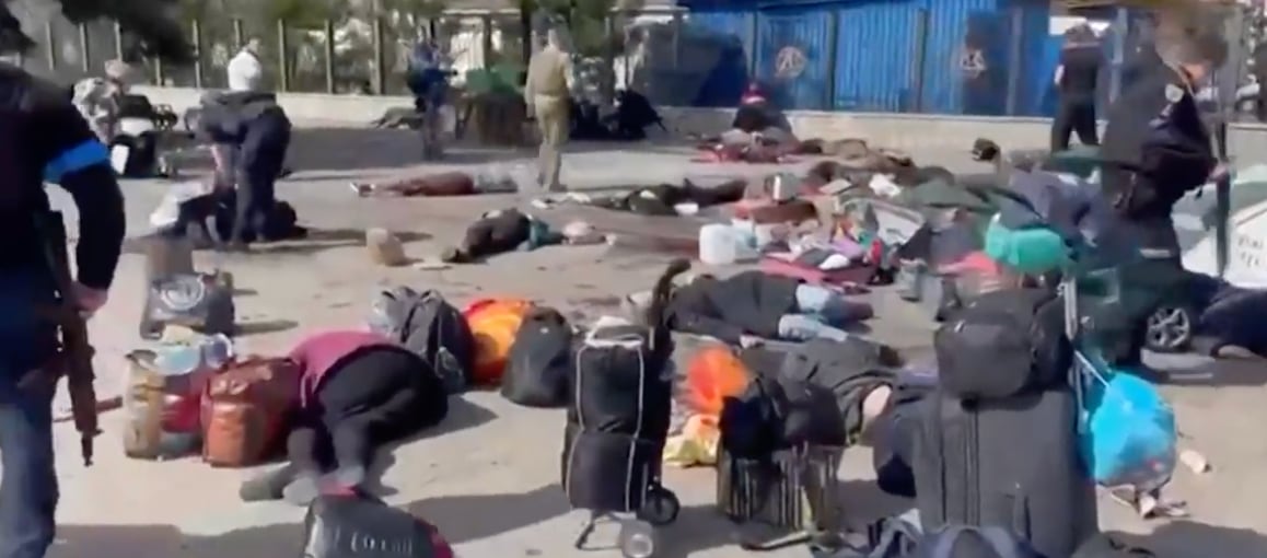 Ataque en  Kramatorsk, Ucrania