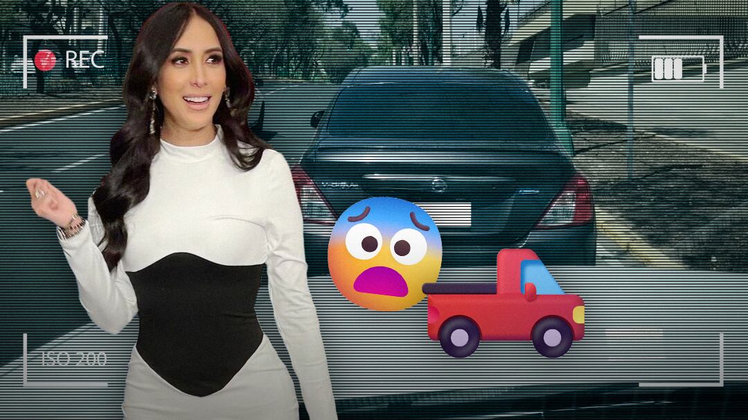 Cynthia Urías casi es víctima de un montachoques y así lo denunció