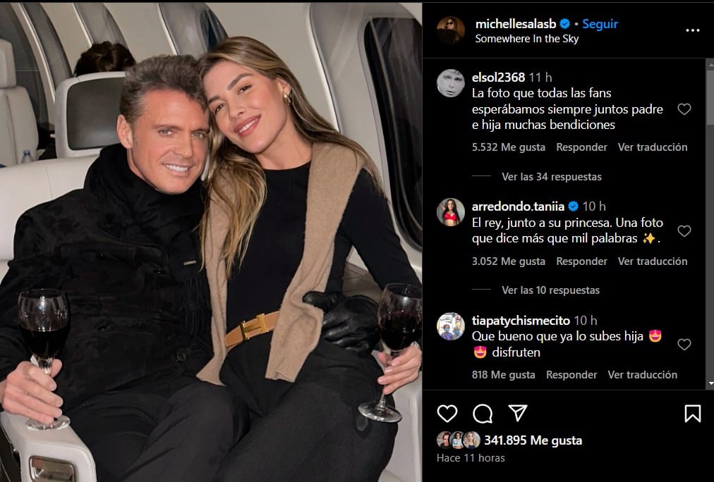 Luis Miguel y Michelle Salas