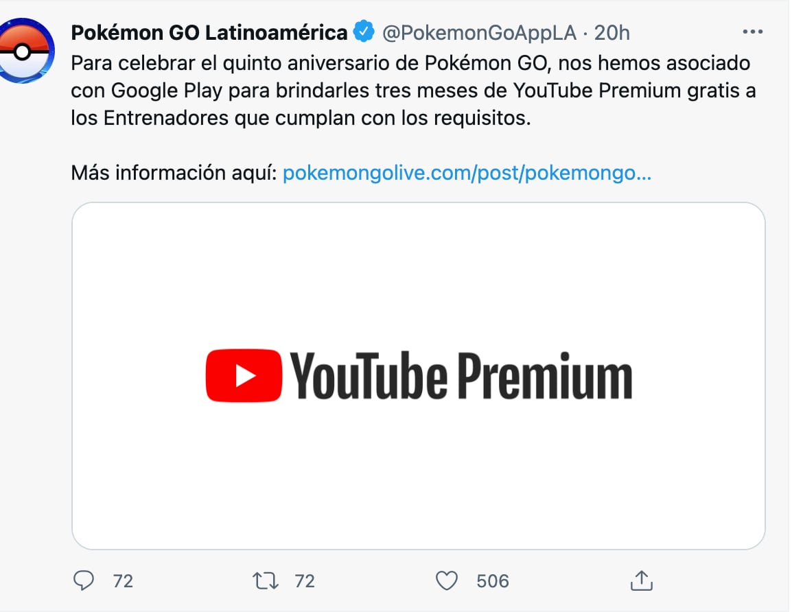 Promoción de 'Pokémon Go'