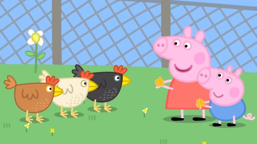 Peppa Pig alimenta a las gallinas de Abuela Pig: 31 minutos de capítulos en YouTube y español por el Día Internacional del Pollo Frito