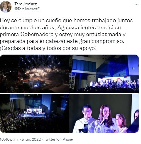 Celebración de Tere Jiménez