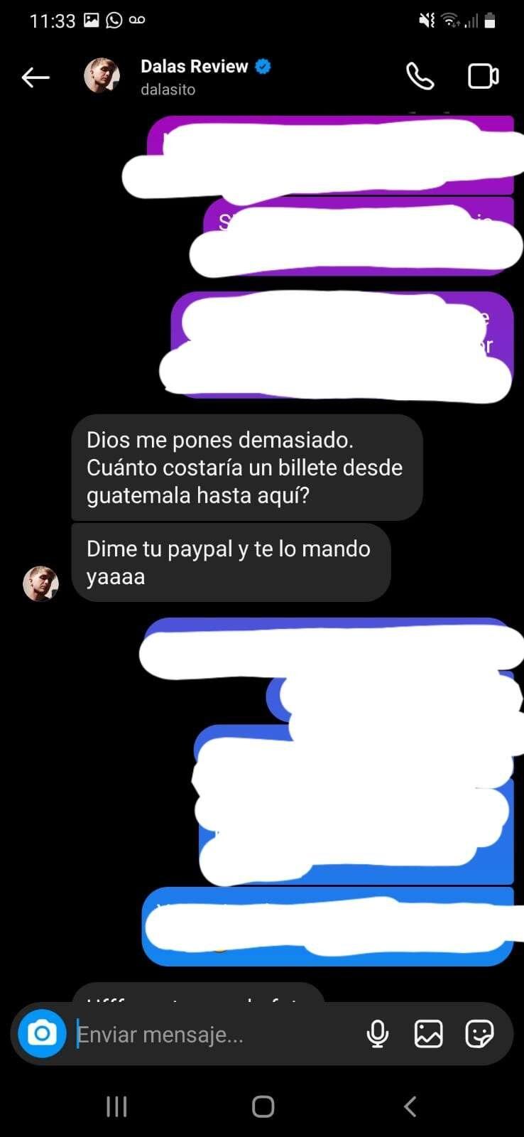 La conversación de Dalas Review que revelaría su fetiche con pies