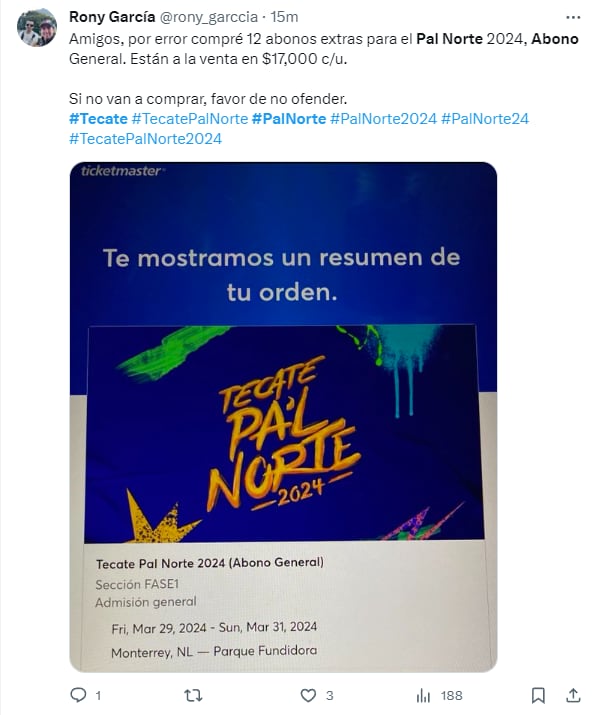 Memes por el precio de los boletos para el Tecate Pal Norte 2024