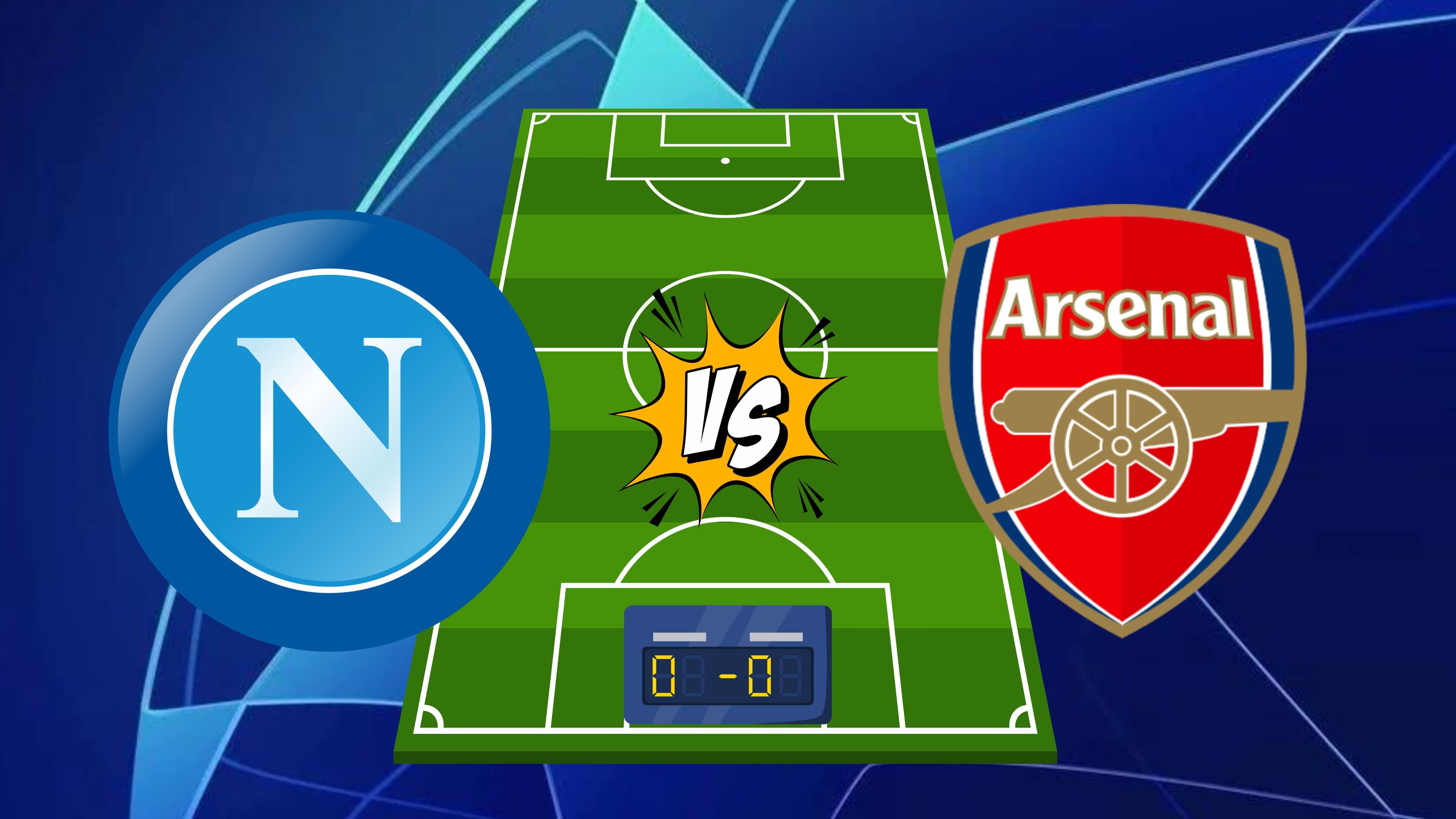 Napoli vs Arsenal: Pronóstico y posibles alineaciones del partido de la Champions League