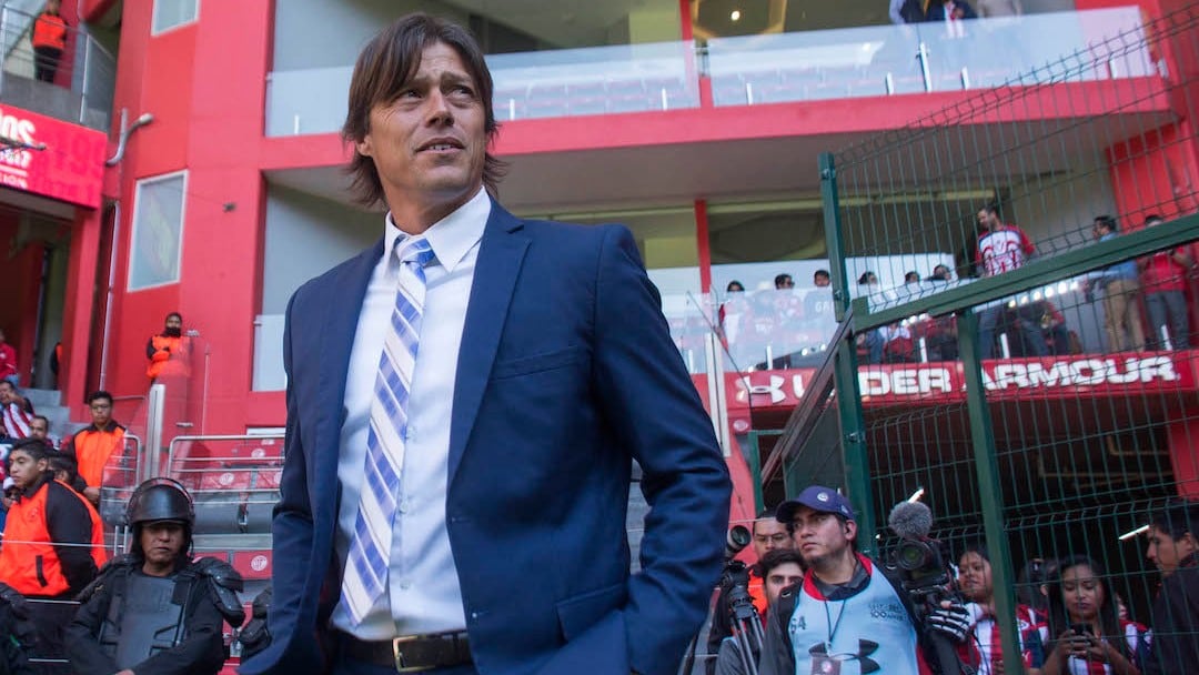 Almeyda en su etapa con Chivas.