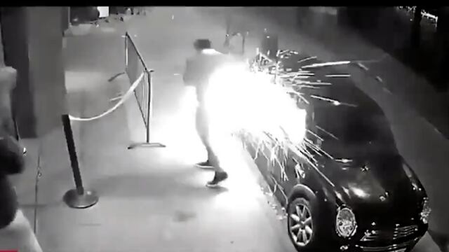 Explosion de cigarro electrónico