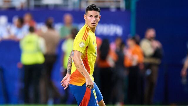 James Rodríguez con la Selección de Colombia