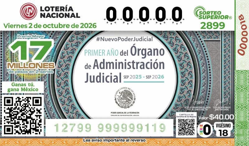 Olivia Salomón devela billete por aniversario del Órgano de Administración Judicial