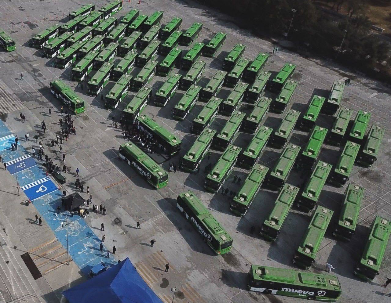 142 nuevos camiones en Nuevo León