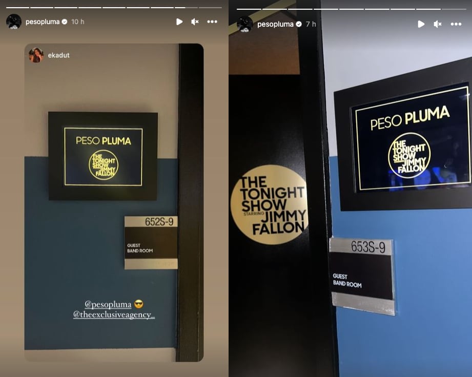 Peso Pluma ya se encuentra en el estudio de The Tonight Show