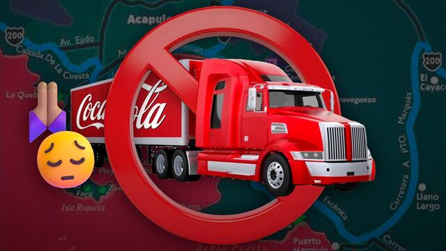 Coca Cola suspende distribución de productos en Acapulco, Guerrero