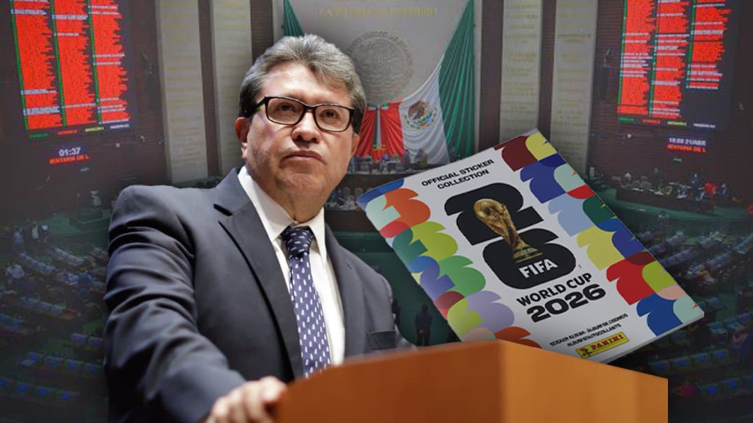 Ricardo Monreal organiza intercambio de estampas del Mundial 2026 con Diputados
