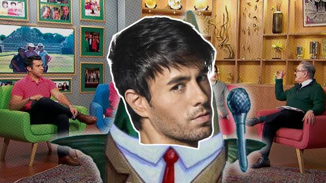 Enrique Iglesias se apunta a ser reportero de Ventaneando