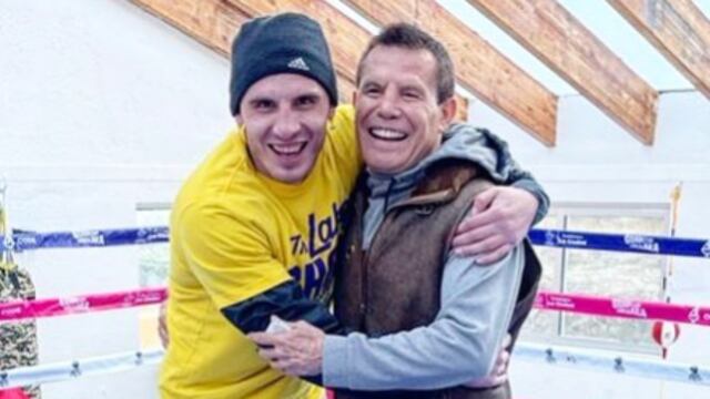 Julio César Chávez y Omar Chávez.