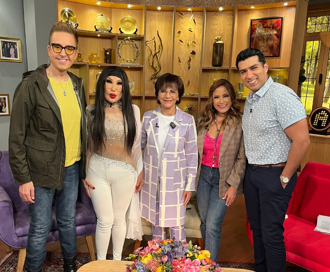 Lyn May visitó Ventaneando y su cuerpazo impresionó a todos