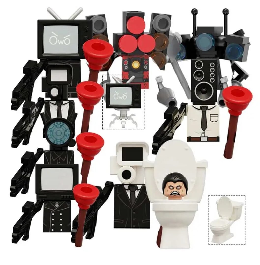 11 juguetes de Skibidi Toilet que puedes comprar en AliExpress