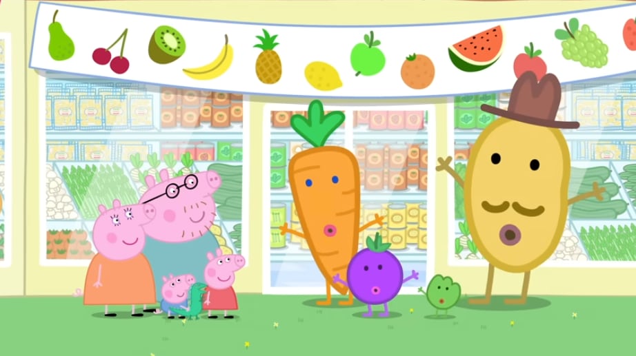 Peppa Pig por el Día Internacional de la Fruta