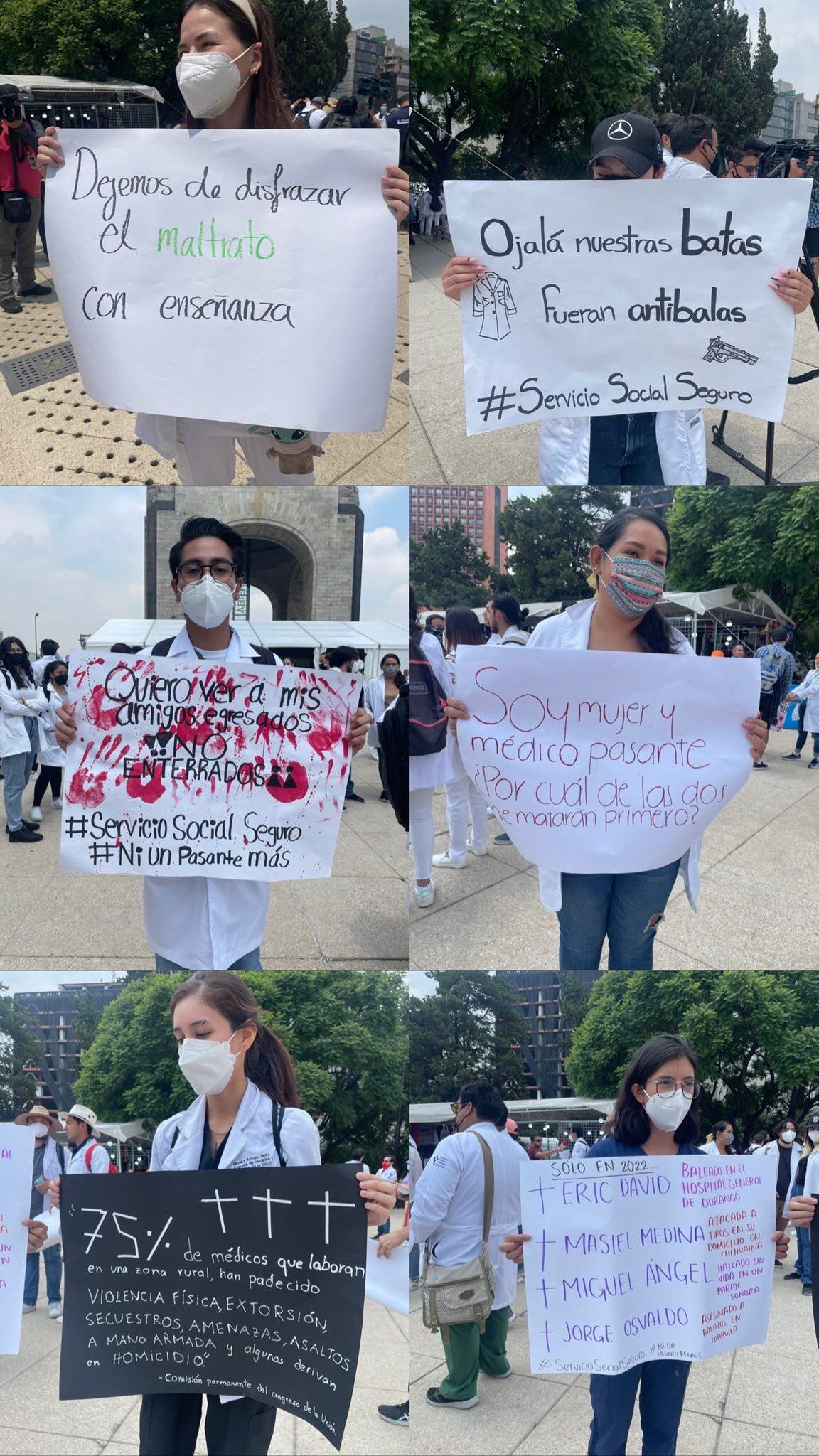 Médicos marchan para exigir derechos