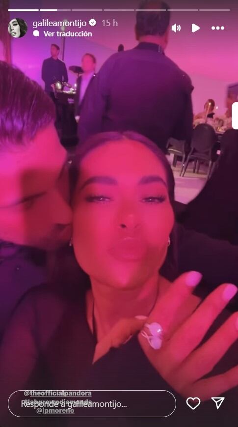Galilea Montijo e Isaac Moreno