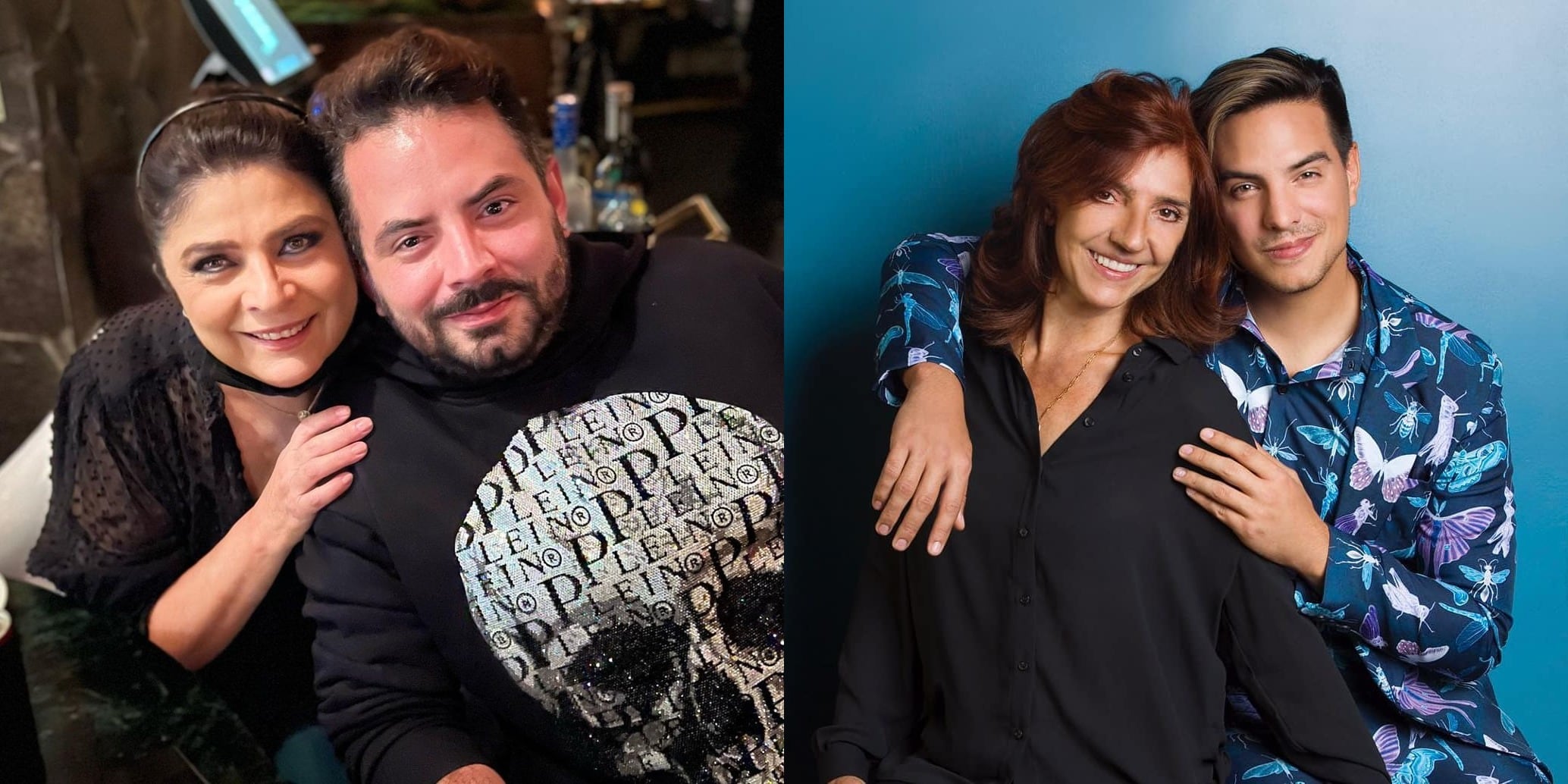 Victoria Ruffo y José Eduardo Derbez / Silvana Prince y Vadhir Derbez