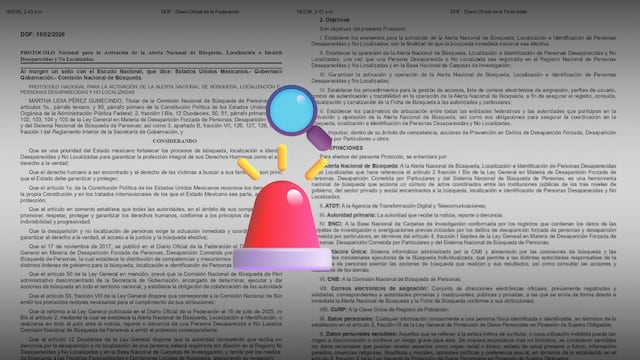 DOF publica nuevo protocolo nacional de alerta de búsqueda de personas