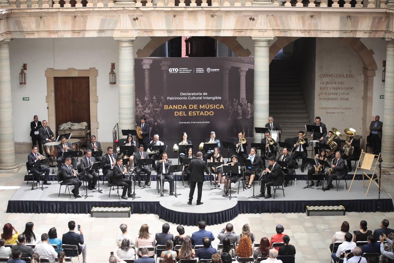 Banda de música recibe reconocimiento de Patrimonio Cultural Intangible
